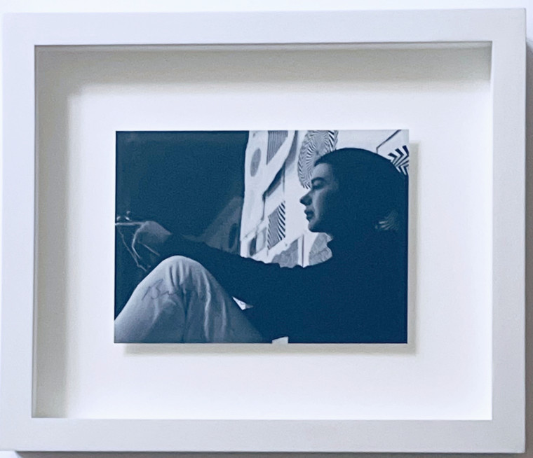 Photograph of Bridget Riley, 1964 (Hand Signed by Bridget Riley), 1983