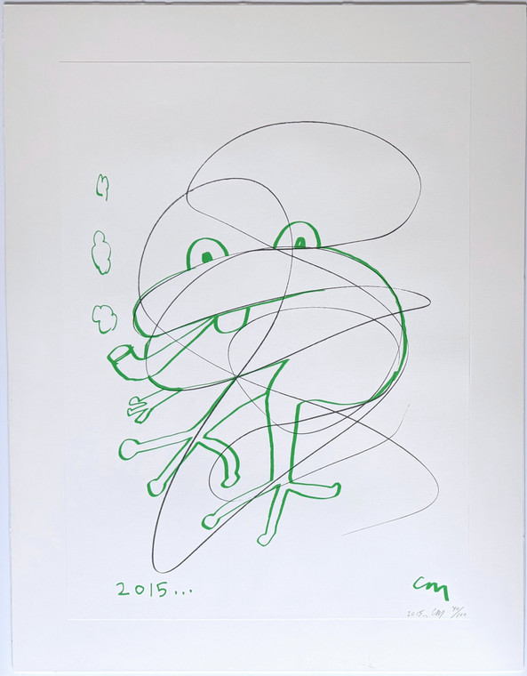 Chris Martin - Untitled, for White Columns portfolio, 2015