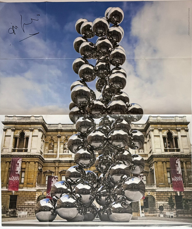Anish Kapoor - Tall Tree and the Eye at the Royal Academy (hand signed poster), 2009