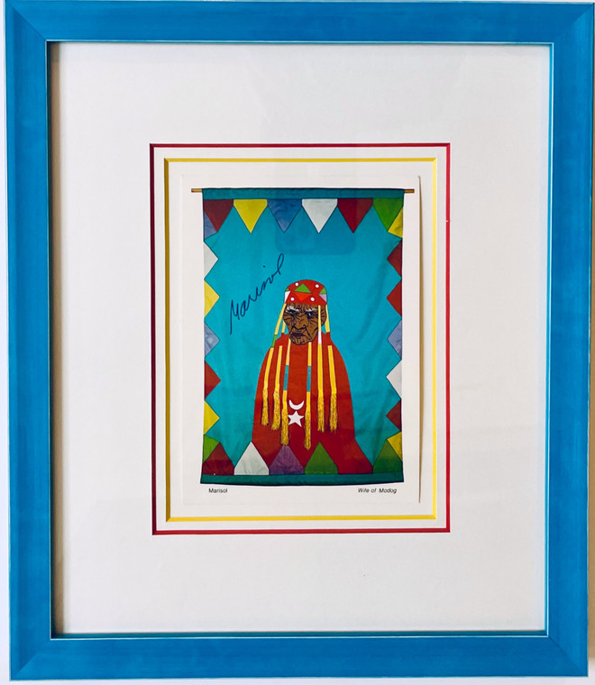 Marisol - Art Card: Wife of Modoc (Hand Signed by Marisol), 1976