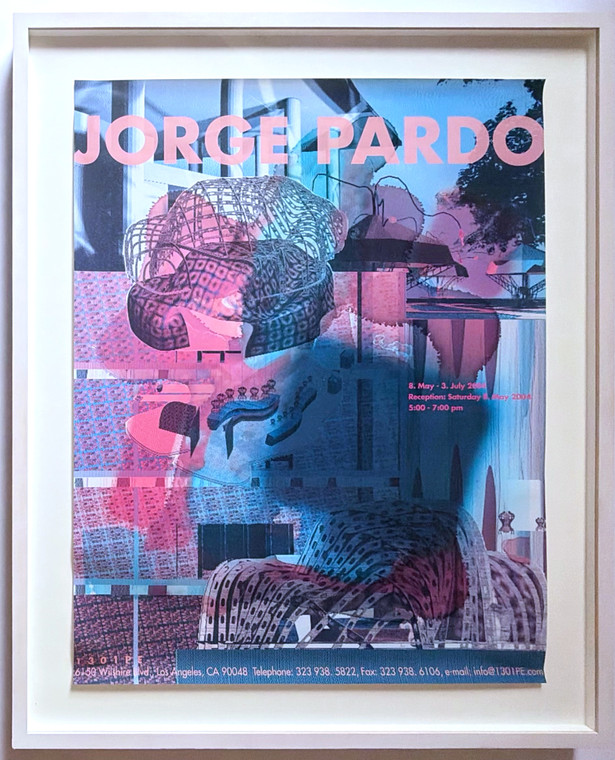 Jorge Pardo - Framed LA exhibition poster, 2004