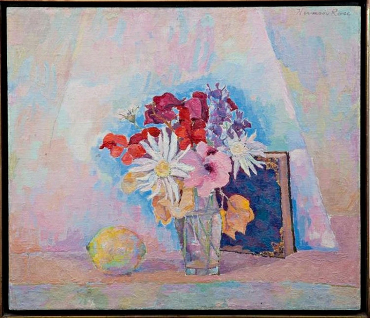 Herman Rose, Bouganville, Blue Book and Lemon, 1982