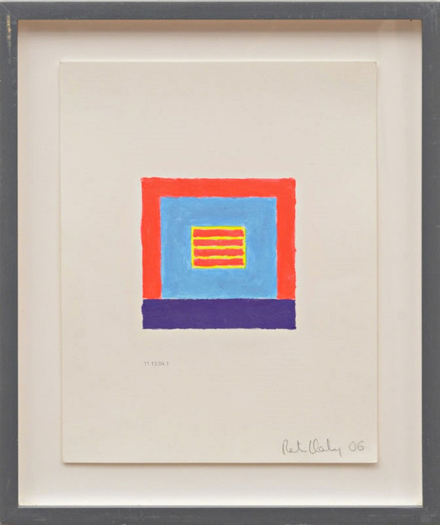  PETER HALLEY, Untitled Acrylic on Paper, 2006