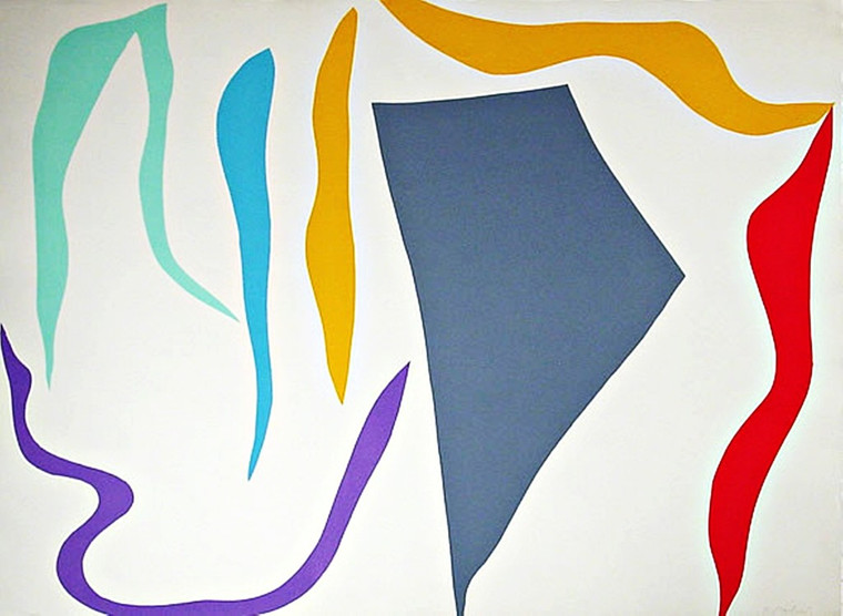 Ray Parker, Untitled Abstract Expressionist Print, ca. 1979