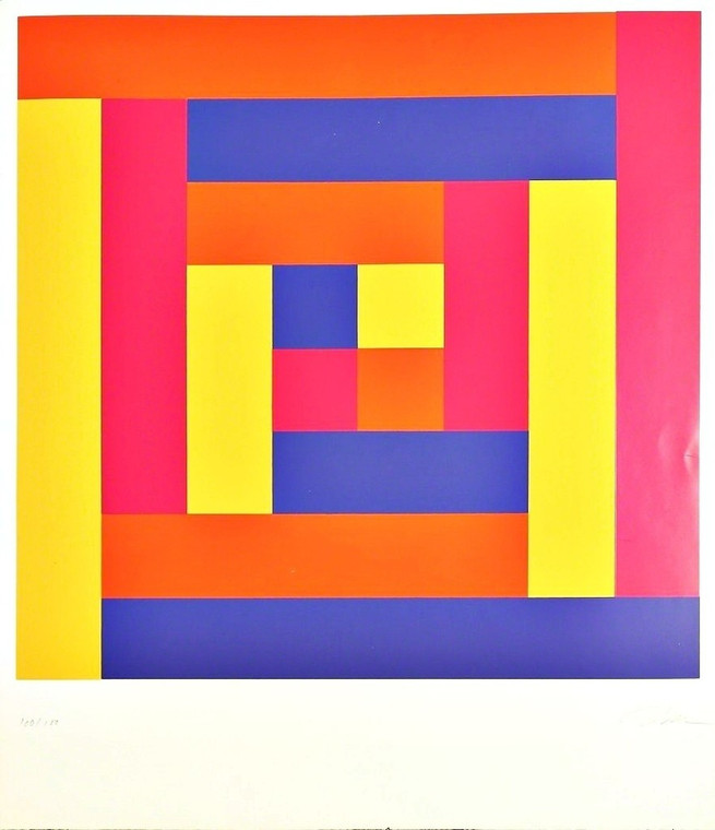Richard Paul Lohse, GEOMETRIC ABSTRACTION, ca. 1969