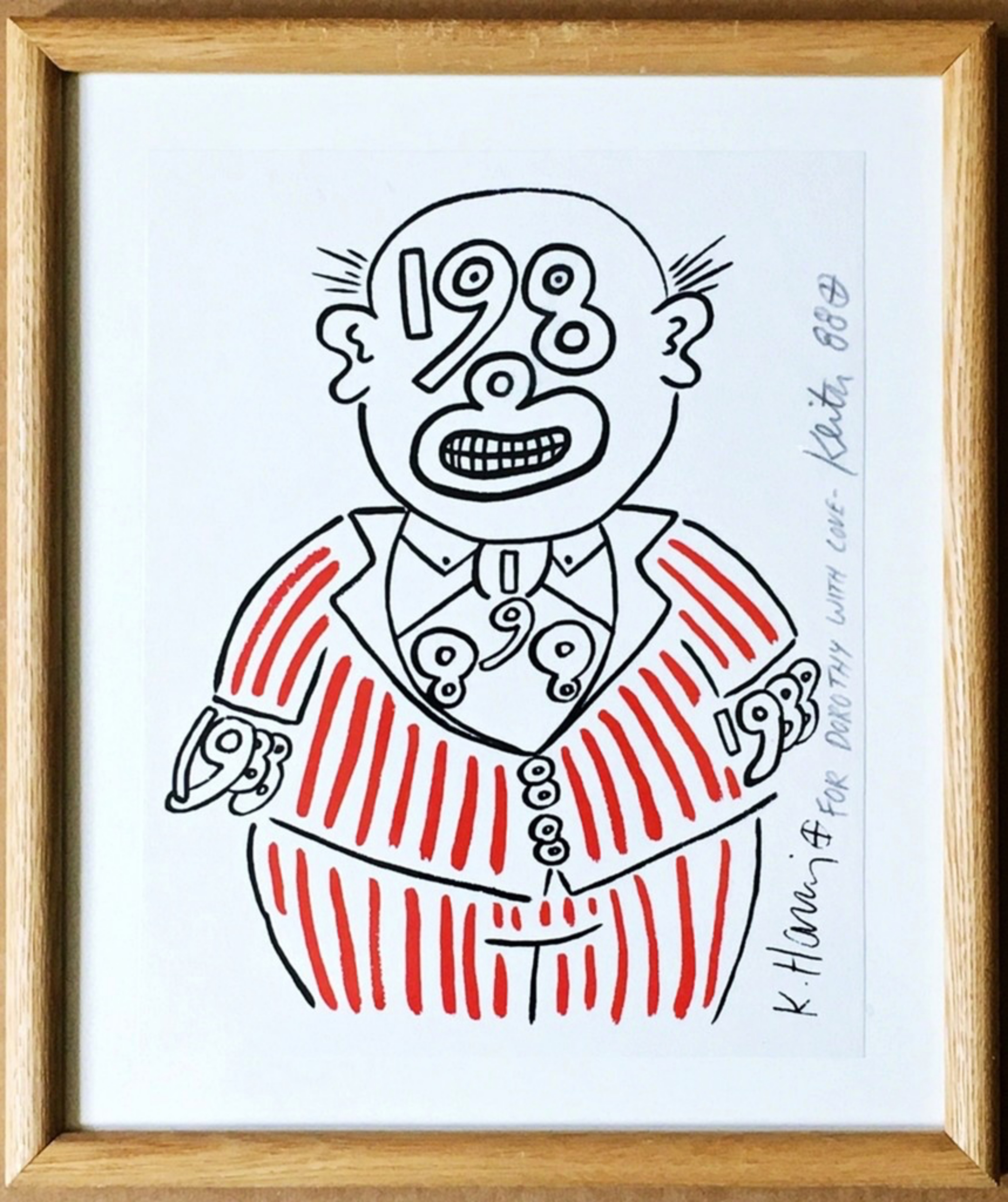 Keith Haring, 1988 Man, 1988 - Alpha 137 Gallery