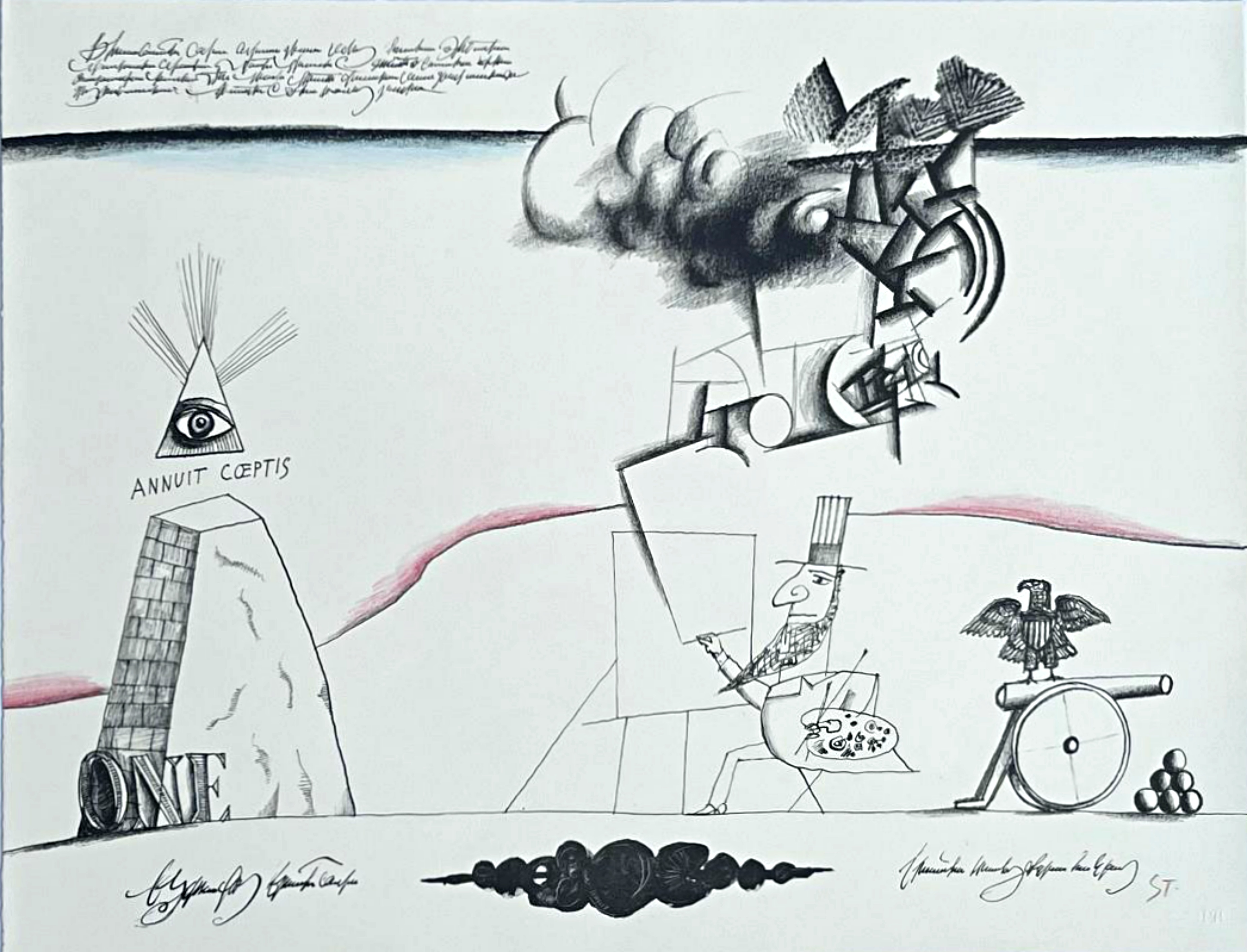 Sam's Art, from the New York International portfolio, 1966