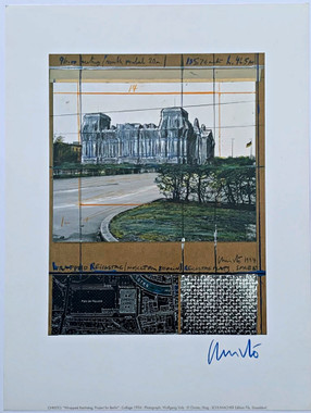 Christo, Project for Berlin: Wrapped Reichstag, 1994 - Alpha 137