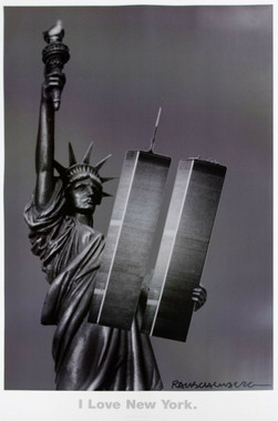 Robert Rauschenberg, I Love New York for the Twin Towers