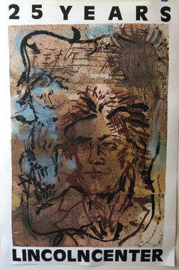 ジュリアン・シュナーベル 1984年 リンカーンセンター25周年 展覧会ポスター Julian Schnabel | 25 Years - Lincoln Center (1984) | Art & Prints