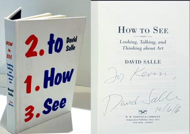 David Salle, HOW TO SEE Looking, Talking and Thinking about Art