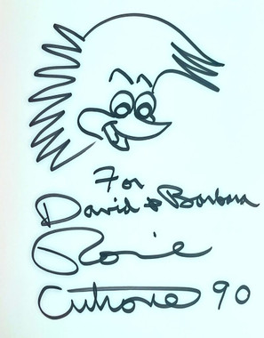 Ronnie Cutrone, Original bird drawing (hand signed and inscribed