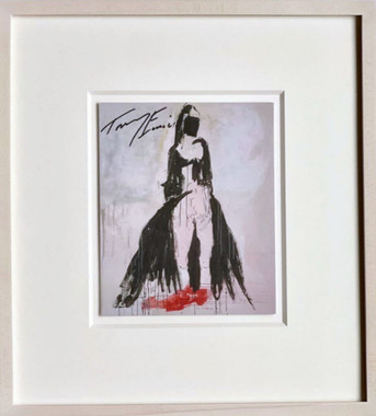 Tracey Emin, Svart katt / Black cat (2008), from the exhibition