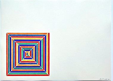 Frank Stella, Line Up, from Jasper's Dilemma (Axsom 85), 1973 Frank Stella, Line Up, from Jasper's Dilemma (Axsom 85), 1973