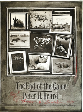 THE END OF THE GAME PETER BEARD 写真集　洋書 The End of the Game Peter Beard First Edition Signed