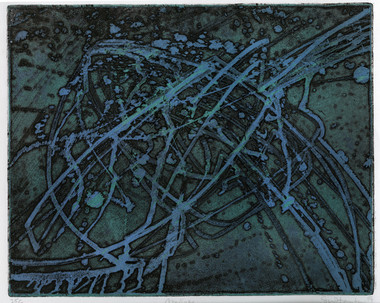 Stanley S.W. Hayter Etching, Meduse, 1958 - Alpha 137 Gallery