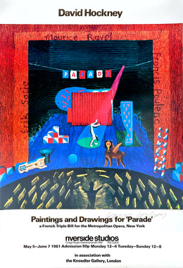 David Hockney, Paintings and Drawings for Parade (Hand Signed
