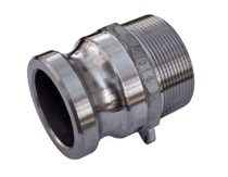 Raccord Camlock Mâle 1/2 Pouce Type F En Acier Inox 316 - Adaptateur Pour Tuyauterie NPT