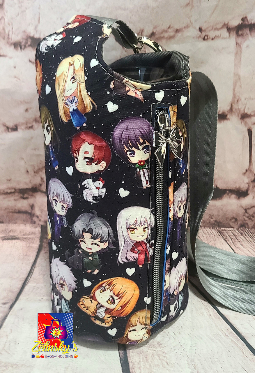 Chibi Zodiac Anime Water Bottle Sling