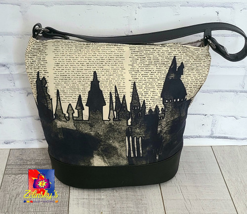 Yellow Badger House Castle Bucket Tote