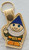 FU Gnome Embroidered Snap tab Keychain