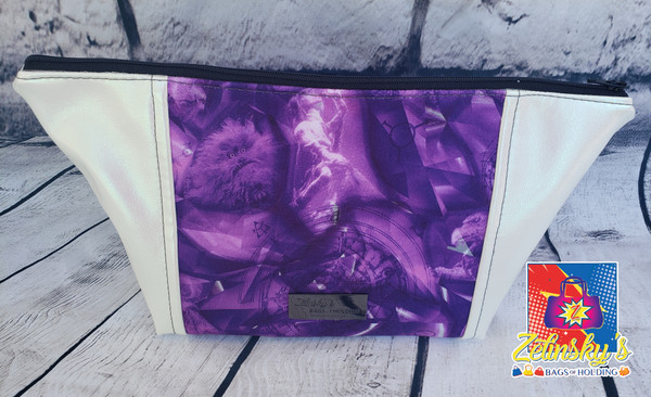 Purple Crystal Toiletry Bag