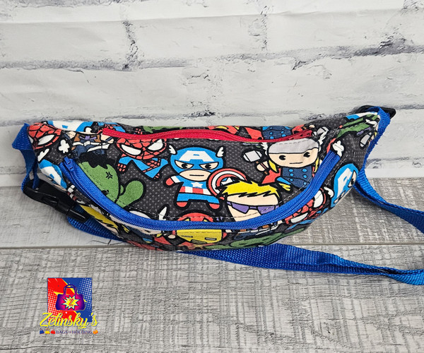 Chibi Superhero Retro Bum Bag