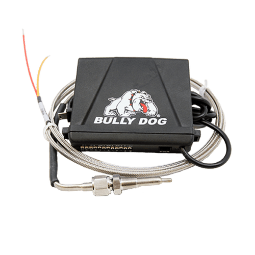Bully Dog 40384 Sensor Docking Station with Pyrometer provides a seamless way to monitor critical vehicle parameters, allows easy installation of aftermarket sensors and displays their readings directly on your GT tuner.
The product is fully compatible with both GT and WatchDog devices, ensuring seamless integration into your existing setup. It supports a wide range of sensor types, including pressure, speed, and temperature, giving users the flexibility to monitor critical vehicle data. Sensor values are displayed directly on the GT tuner for quick and easy access, making real-time monitoring simple and efficient. Designed with ease of use in mind, the system allows for straightforward installation of aftermarket sensors, helping drivers expand their monitoring capabilities with minimal effort. Together, these features enhance overall vehicle monitoring and performance tracking.
By adding this product to your setup, you gain a clear and detailed view of your vehicle’s performance and health. It enables monitoring of vital metrics such as oil pressure, boost pressure, and exhaust gas temperature, ensuring accurate, real-time data is always at your fingertips. Because it’s custom-built for GT products, it delivers a perfect fit and optimized performance. Additionally, its streamlined design makes sensor installation hassle-free, saving time while improving reliability. The result is a powerful tool that improves both convenience and confidence in your vehicle’s performance monitoring. Bully Dog 40384 Sensor Docking Station with Pyrometer provides a seamless way to monitor critical vehicle parameters, allows easy installation of aftermarket sensors and displays their readings directly on your GT tuner.
The product is fully compatible with both GT and WatchDog devices, ensuring seamless integration into your existing setup. It supports a wide range of sensor types, including pressure, speed, and temperature, giving users the flexibility to monitor critical vehicle data. Sensor values are displayed directly on the GT tuner for quick and easy access, making real-time monitoring simple and efficient. Designed with ease of use in mind, the system allows for straightforward installation of aftermarket sensors, helping drivers expand their monitoring capabilities with minimal effort. Together, these features enhance overall vehicle monitoring and performance tracking.
By adding this product to your setup, you gain a clear and detailed view of your vehicle’s performance and health. It enables monitoring of vital metrics such as oil pressure, boost pressure, and exhaust gas temperature, ensuring accurate, real-time data is always at your fingertips. Because it’s custom-built for GT products, it delivers a perfect fit and optimized performance. Additionally, its streamlined design makes sensor installation hassle-free, saving time while improving reliability. The result is a powerful tool that improves both convenience and confidence in your vehicle’s performance monitoring.