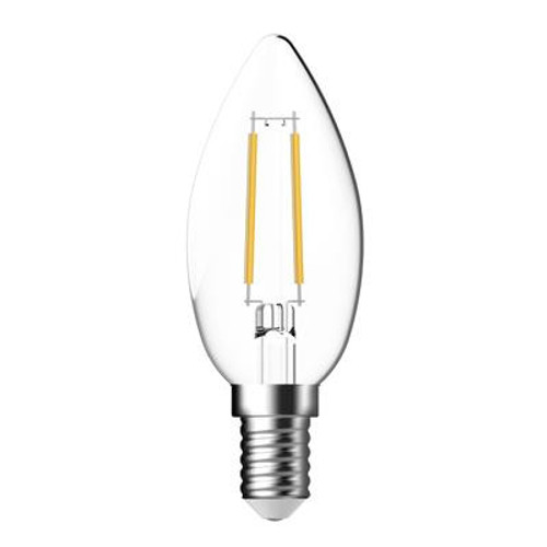 LED FILAMENT C35 CLR 4.8W CANDLE DIM / E14 6500K