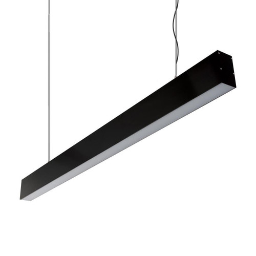MAX-50 Two Way Pendant Profile 34.6W 1M C/W Opal 3000K DALI - Black