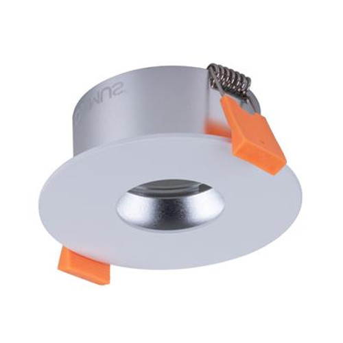 Cell Frame P75 Pin Hole 75mm cut-out to suit Cell Downlight Module Series - White