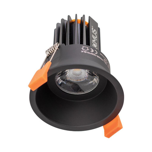 Cell 13W 5CCT 60° D75 Complete Dimmable Downlight Kit - Black