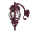 VIENNA-LARGE WALL BRACKET C-ARM DOWN B22 - Burgundy