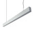 MAX-50 Two Way Pendant Profile 34.6W 1M C/W Opal 3000K DALI - Aluminium