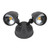 MURO-PRO-30 Twin Head 30W LED Spotlight - TRIO Tricolour - Dark Grey