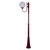 GT-619 Lisbon 30cm Sphere Curved Arm Tall Post Light / E27 - Burgundy