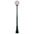 GT-558 Siena 30cm Sphere Tall Post - Powder Coated Finish / E27 - Green