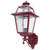 GT-271 Avignon Upward Wall Light - Powder Coated Finish / B22 - Burgundy
