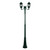 GT-1044 Vienna Twin Head Curved Arms Tall Post - Powder Coated Finish / B22 - Green