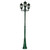 GT-682 Vienna Triple Head Tall Post - Powder Coated Finish / B22 - Green