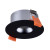 Cell Frame P75 Pin Hole 75mm cut-out to suit Cell Downlight Module Series - Black