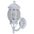 GT-1031 Vienna Curved Arm Upward Wall Light - Powder Coated Finish / B22 - White