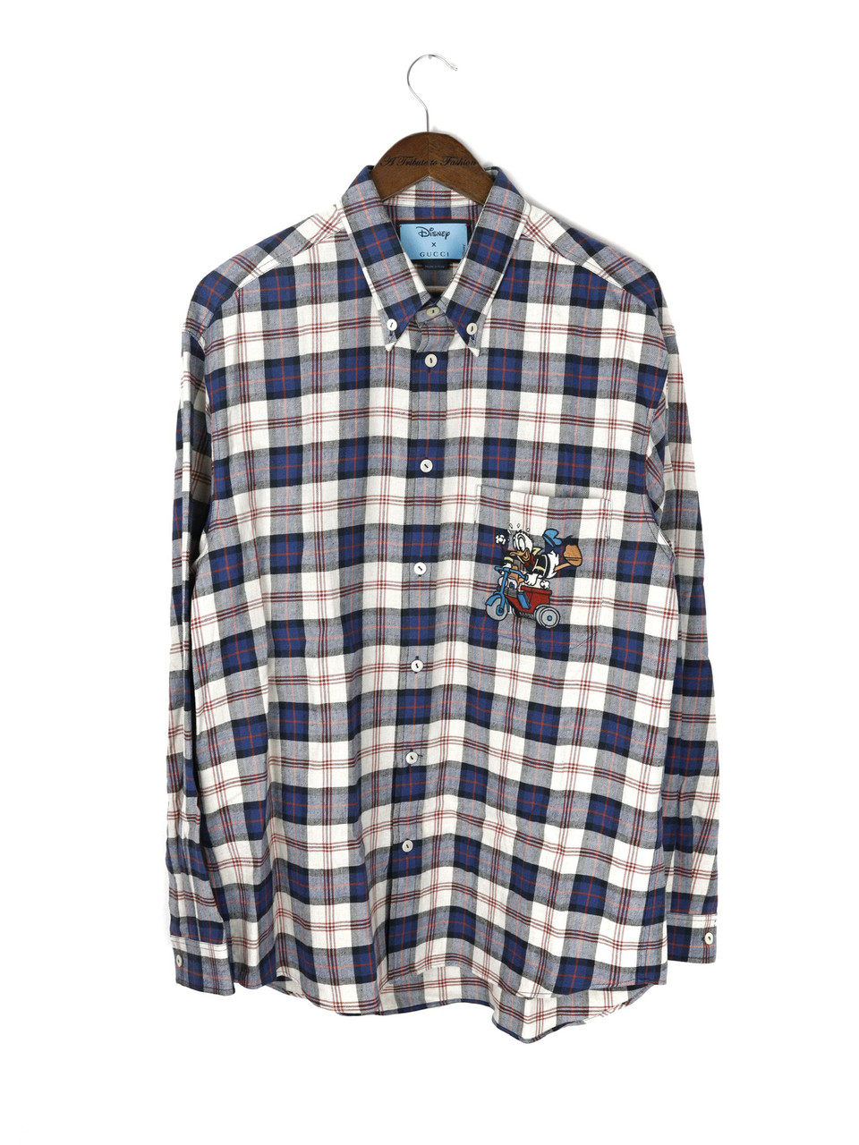 Gucci Disney Donald Duck Monogram Silk Shirt