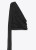 SS24 Saint Laurent Draped one-shoulder top in dotted silk muslin
