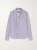 FW22 Saint Laurent Cassandre shirt in striped cotton poplin
