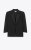 SS24 Saint Laurent Oversized Tuxedo Jacket in Raised Striped Wool