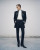 SS24 Saint Laurent Oversized Tuxedo Jacket in Raised Striped Wool