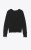 FW21 Saint Laurent Destroyed Knit Sweater Black