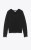 FW21 Saint Laurent Destroyed Knit Sweater Black