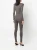 FW22 Saint Laurent V-neck Catsuit in Wool Jersey in Grey
